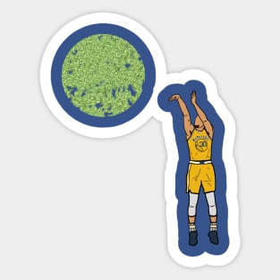 Steph Curry Money Ball - NBA Golden State Warriors Sticker